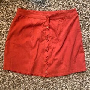 Burnt Orange Skirt